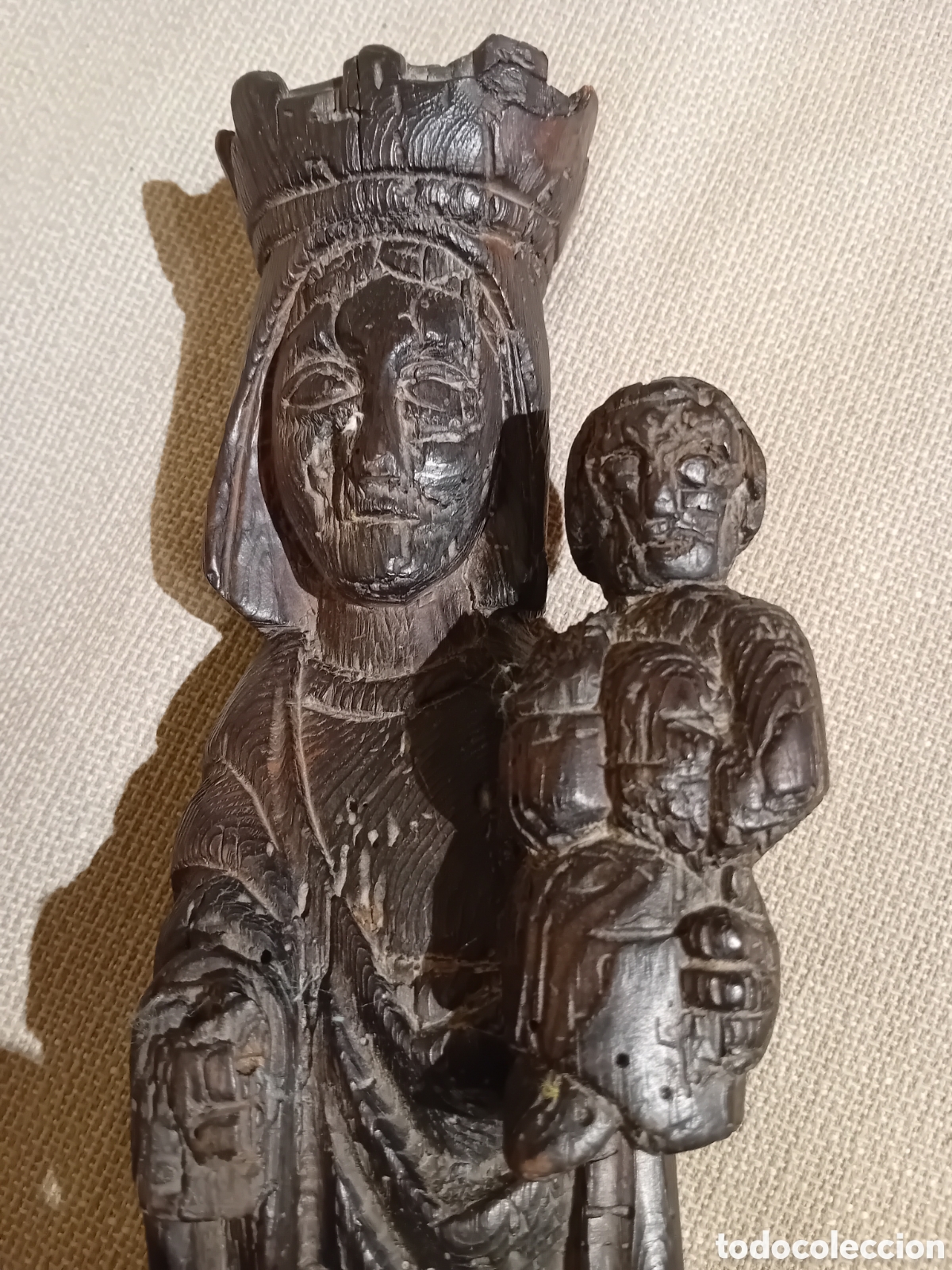 Arte: Talla de Virgen de madera - Foto 8