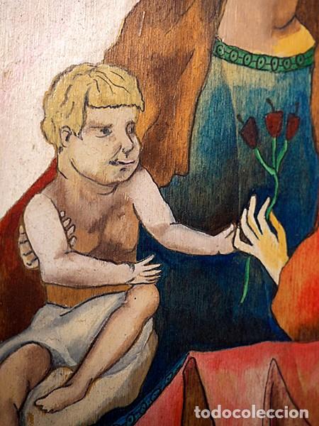Arte: Pintura religiosa sobre tabla - Foto 4