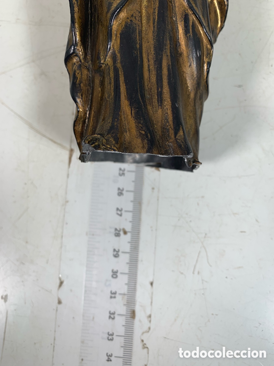 Arte: 01_ Figura de bronce Virgen - Foto 5