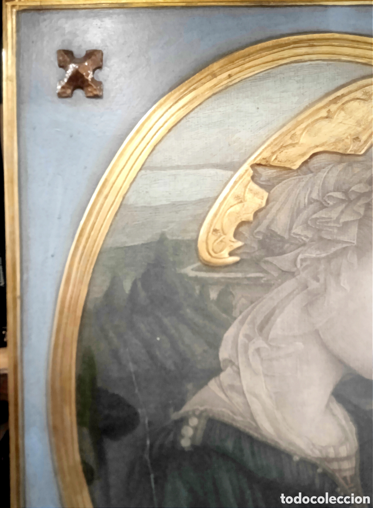 Arte: Espectacular cuadro Virgen de Lippi - Foto 3