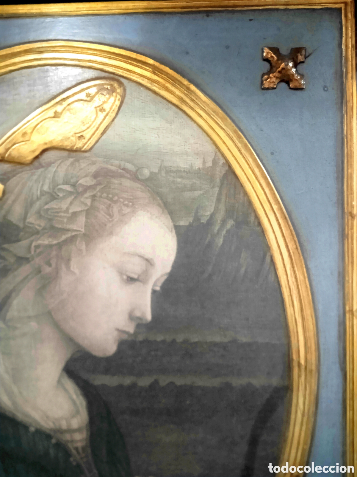Arte: Espectacular cuadro Virgen de Lippi - Foto 4