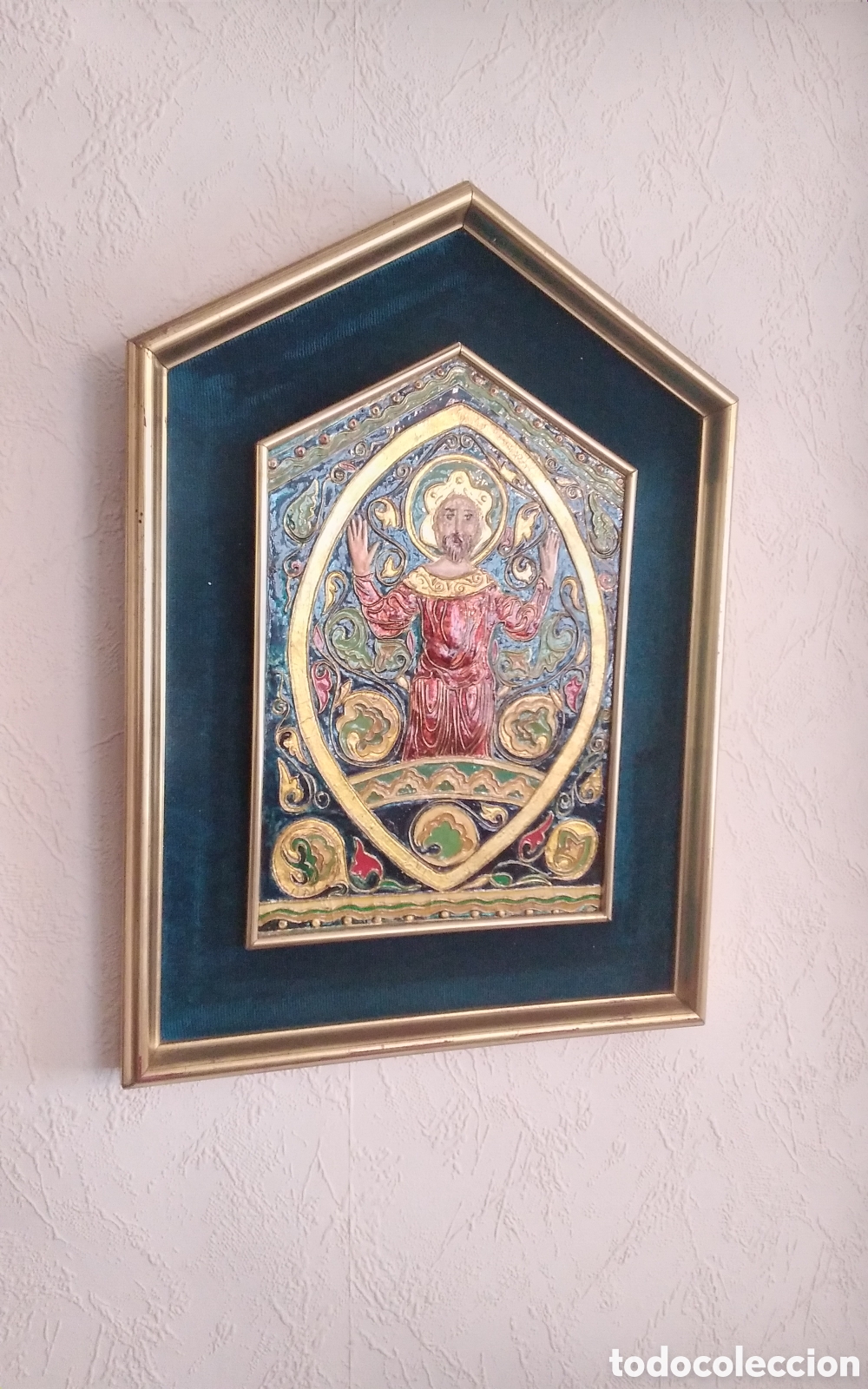 Arte: Cuadro religioso en esmalte - Foto 2