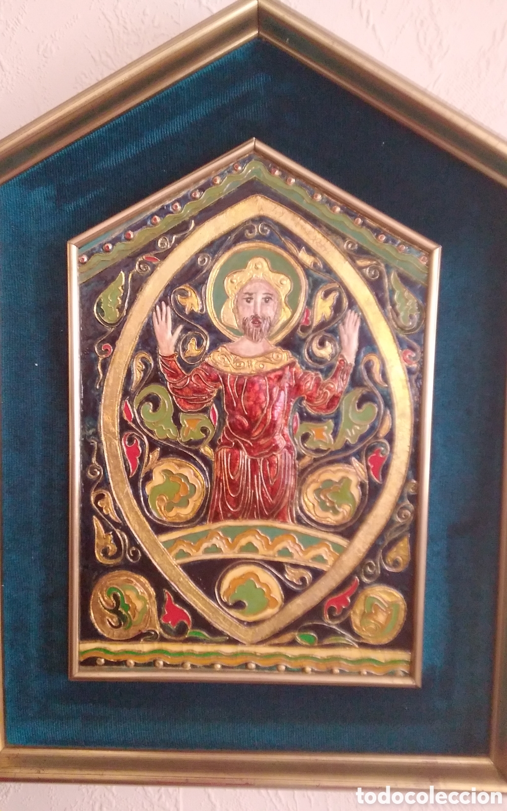 Arte: Cuadro religioso en esmalte - Foto 3