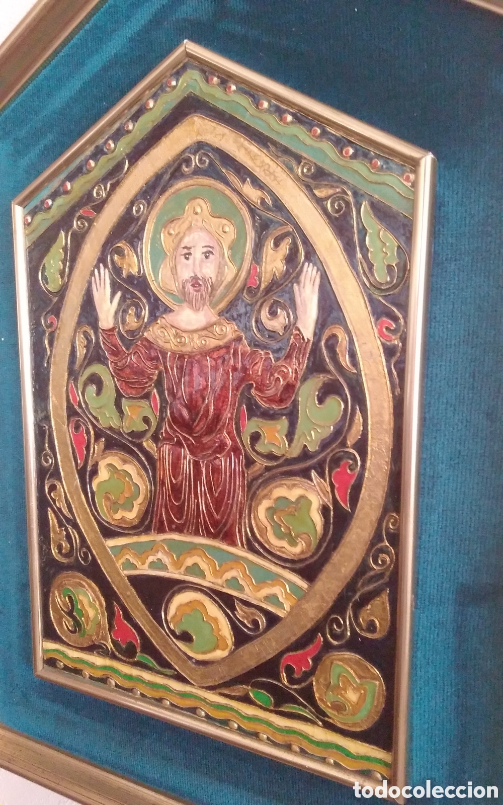 Arte: Cuadro religioso en esmalte - Foto 4