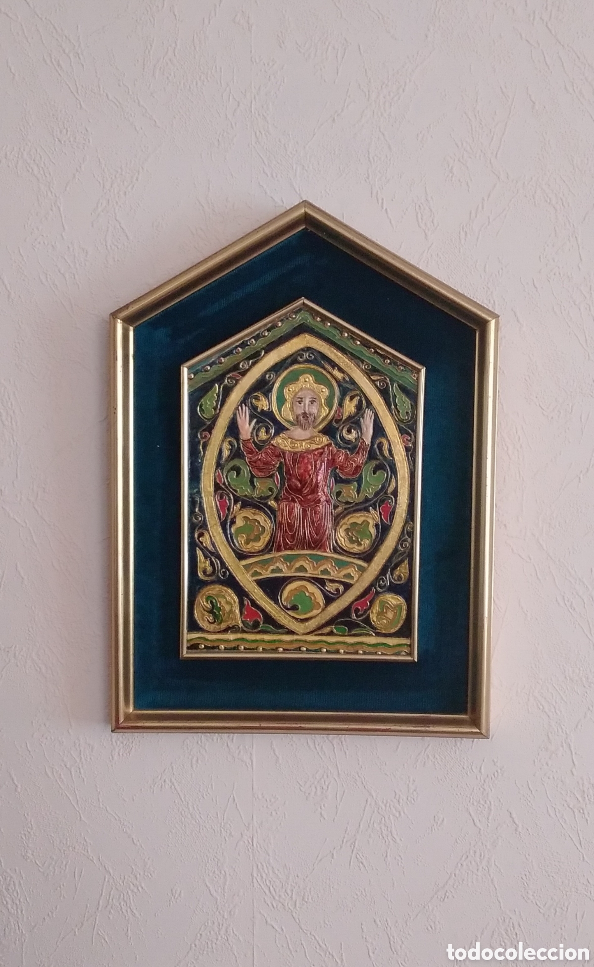 Arte: Cuadro religioso en esmalte - Foto 1