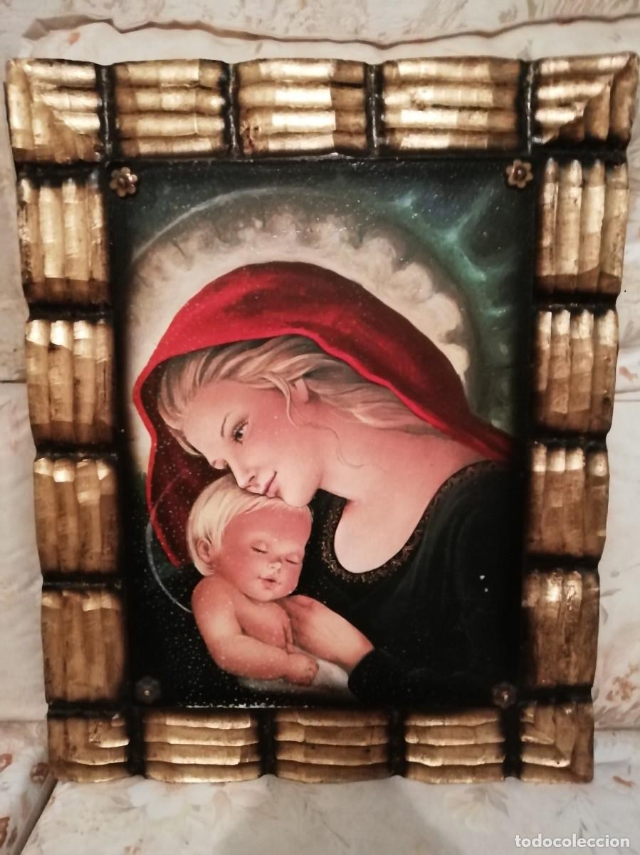 Arte: Cuadro Virgen y Ni&ntilde;o - Foto 1