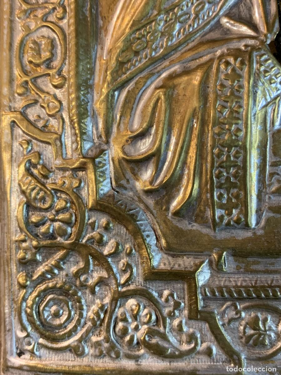 Arte: ANTIGUO ICONO CRISTO PANTOCRATOR - Foto 13