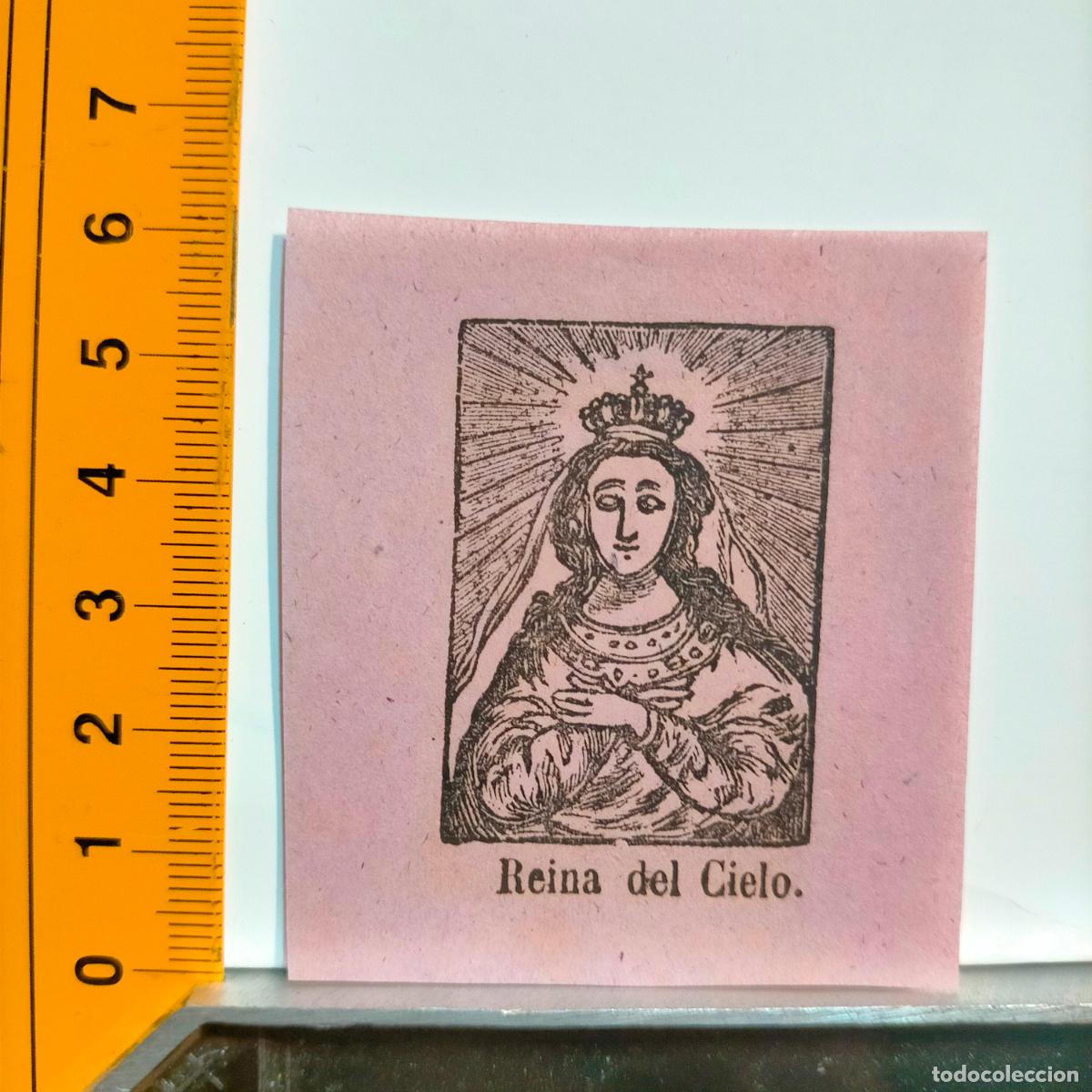 grabado religioso año 1789 original . virgen re - Compra venta en  todocoleccion