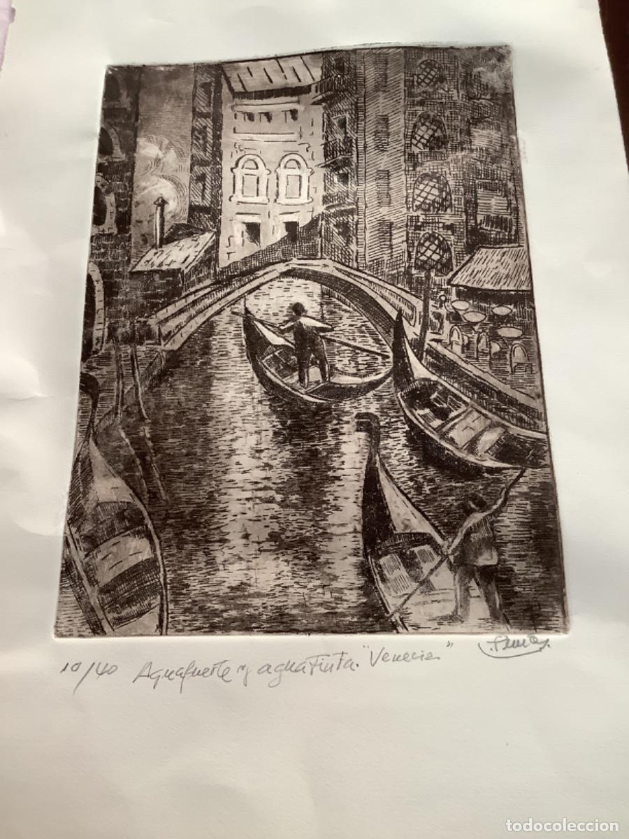 Arte: Litograf&iacute;a de L.Puntes - Foto 1