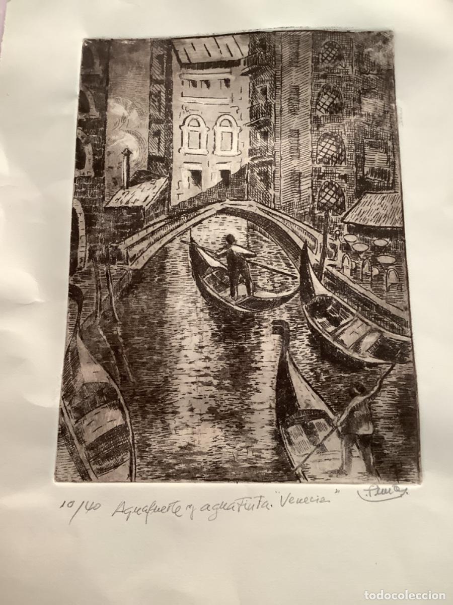 Arte: Litograf&iacute;a de L.Puntes - Foto 2