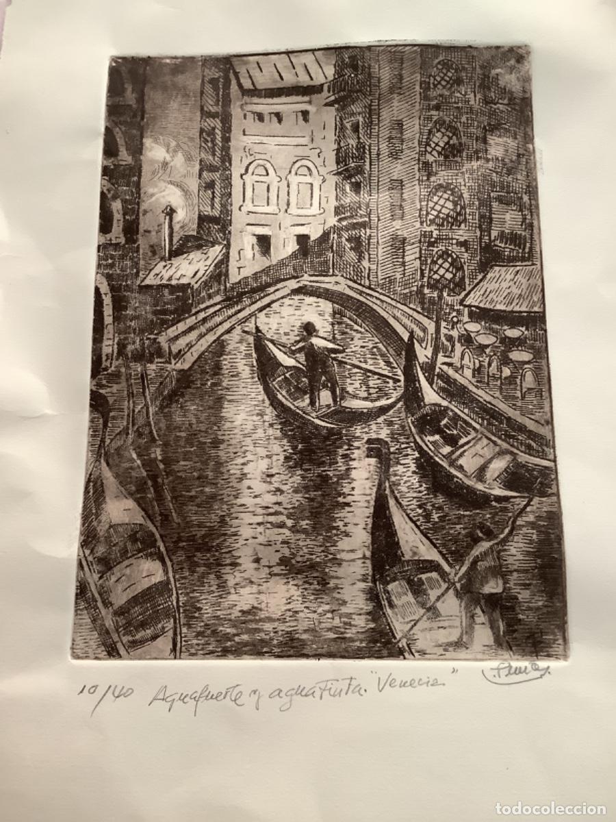 Arte: Litograf&iacute;a de L.Puntes - Foto 3