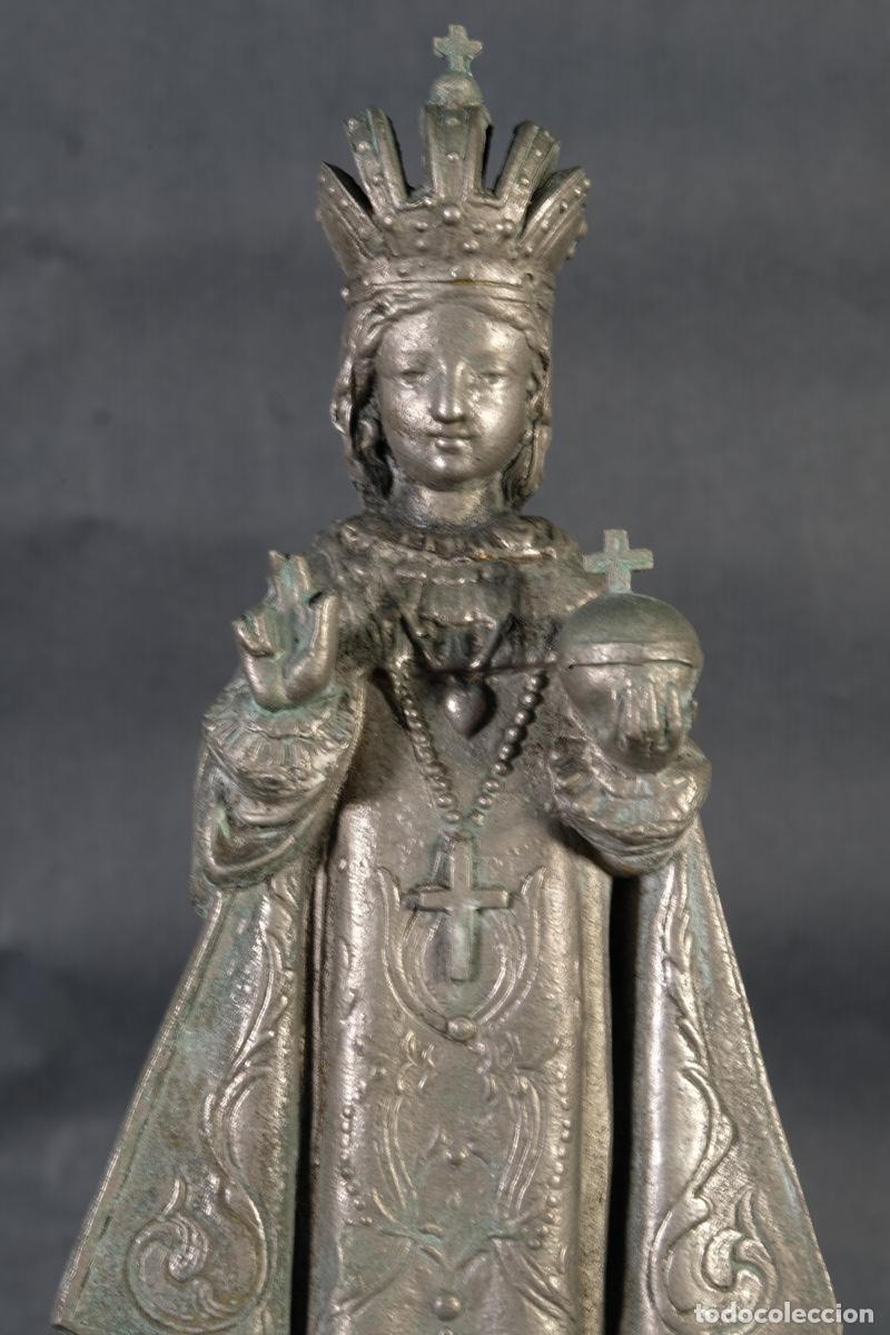 Arte: Ni&ntilde;o Jes&uacute;s de Praga en calamina - Foto 3