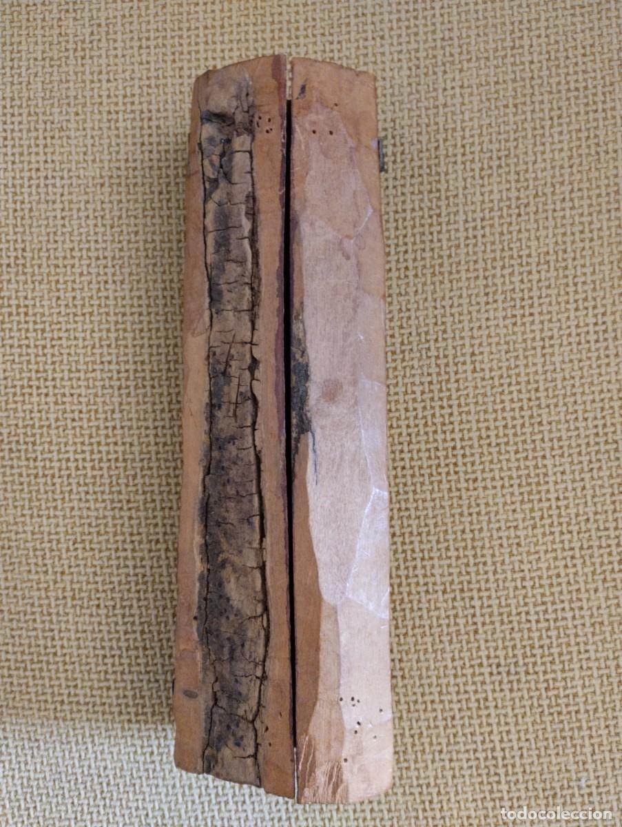 Arte: Tr&iacute;ptico madera antiguo - Foto 2