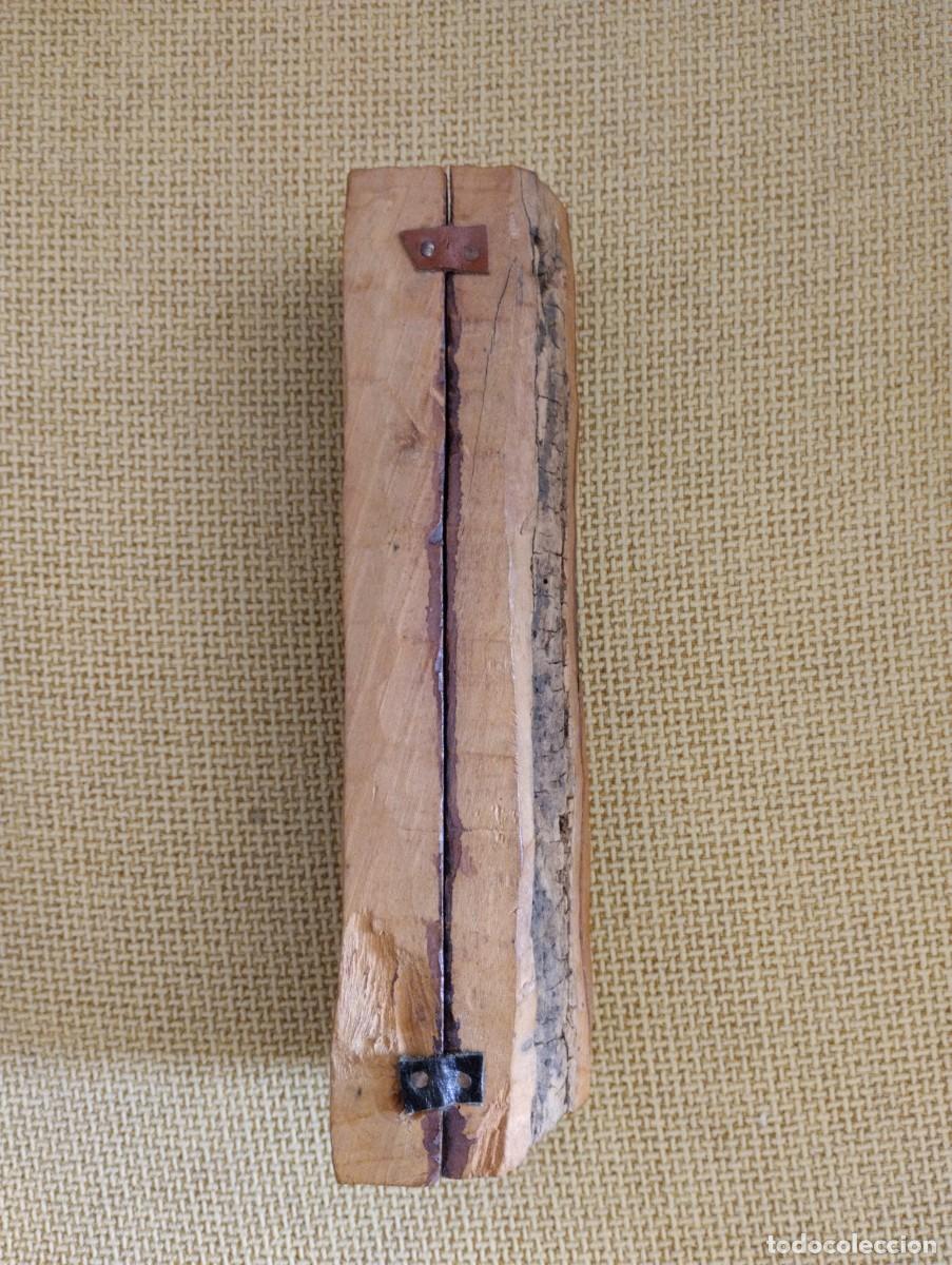 Arte: Tr&iacute;ptico madera antiguo - Foto 3