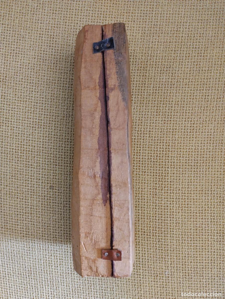 Arte: Tr&iacute;ptico madera antiguo - Foto 5