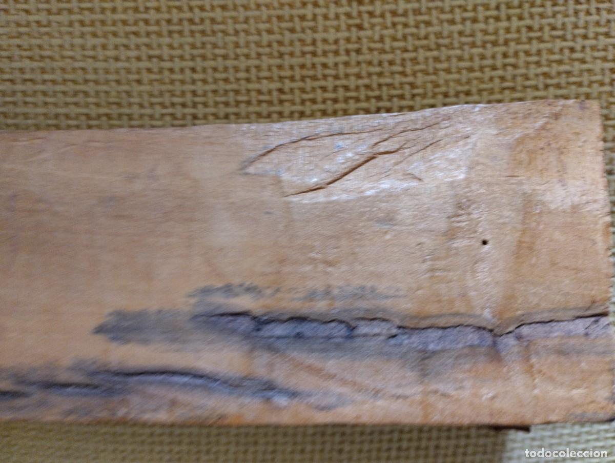 Arte: Tr&iacute;ptico madera antiguo - Foto 7
