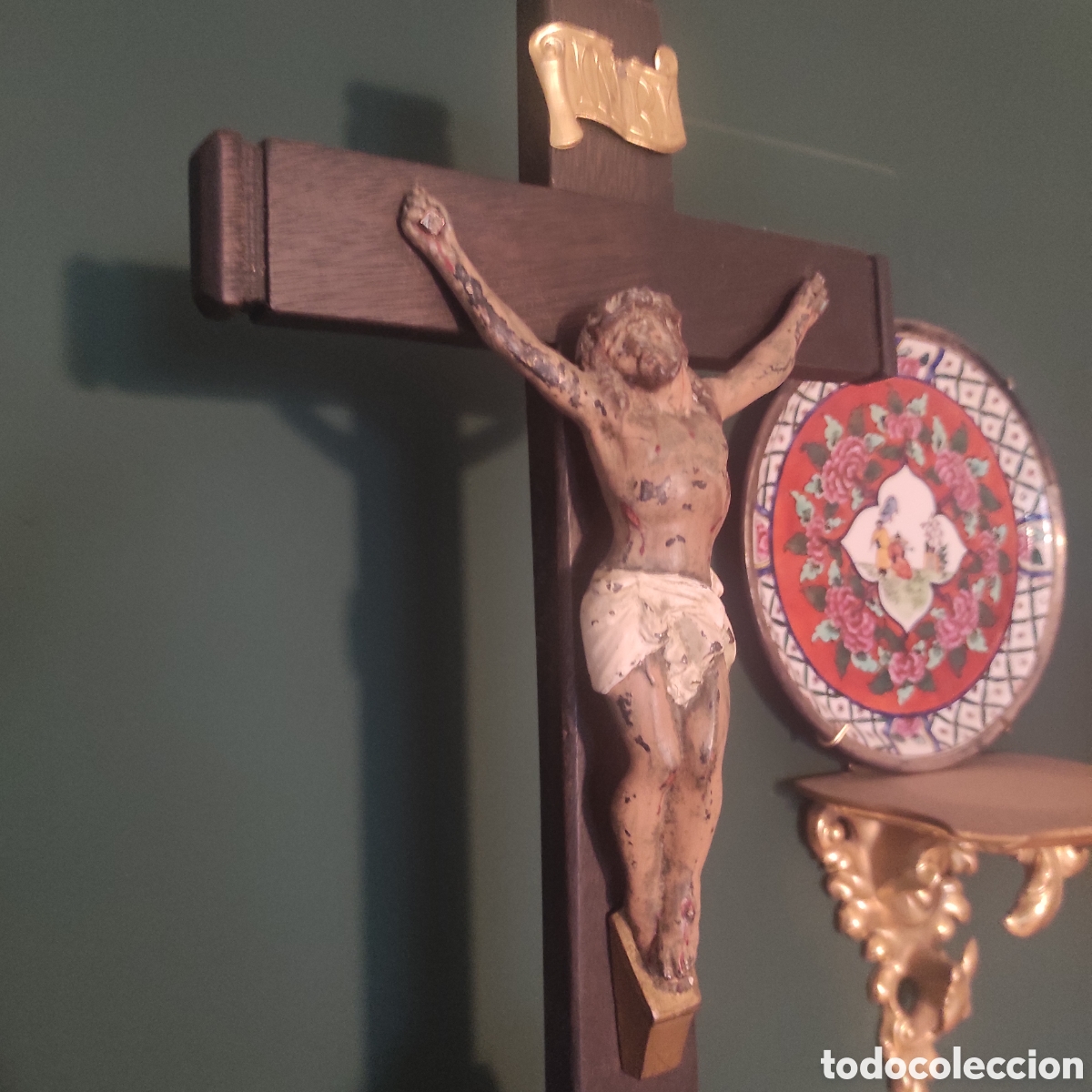 Arte: Antiguo cristo crucificado. - Foto 7