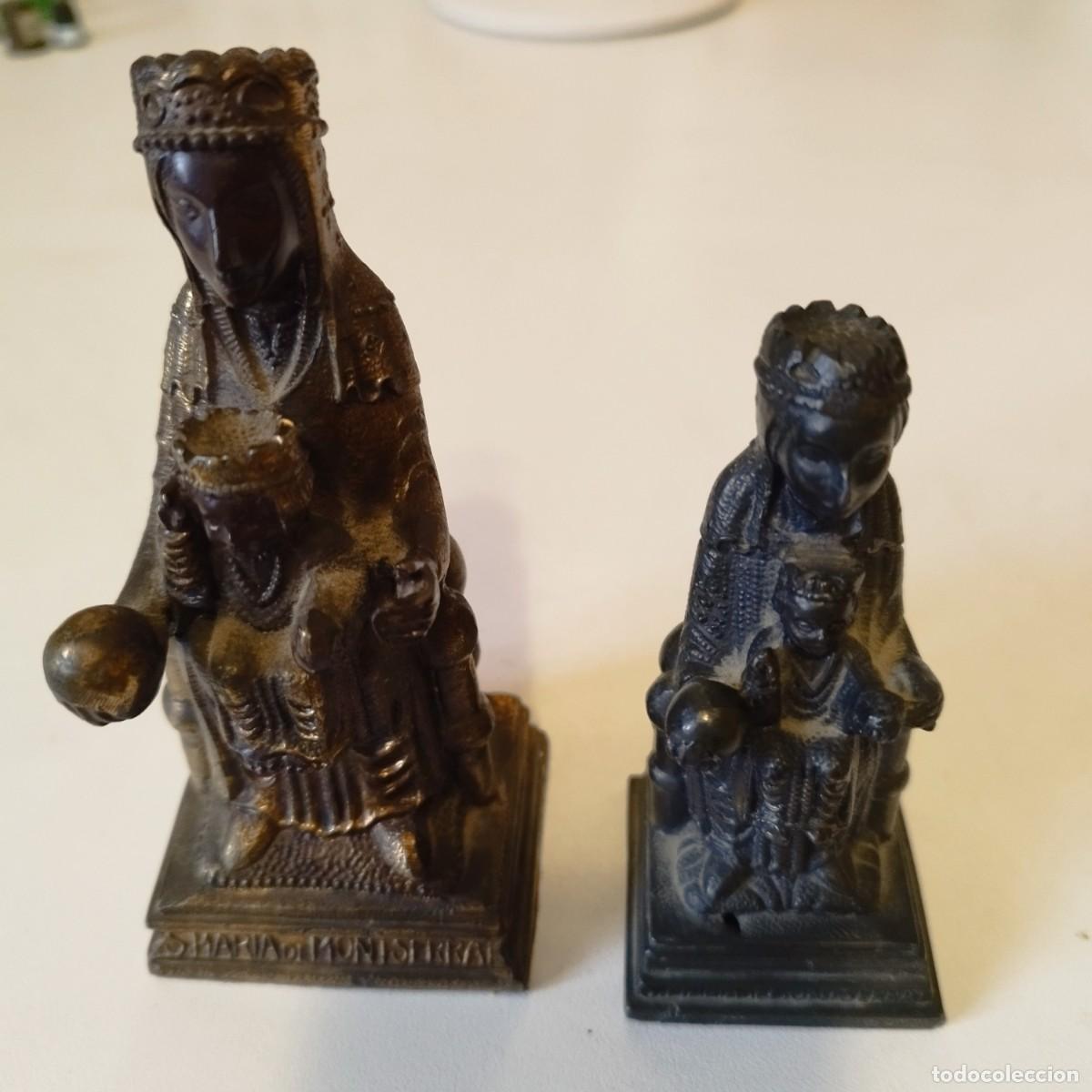 Arte: 2 V&iacute;rgenes de metal de La Moreneta - Foto 1