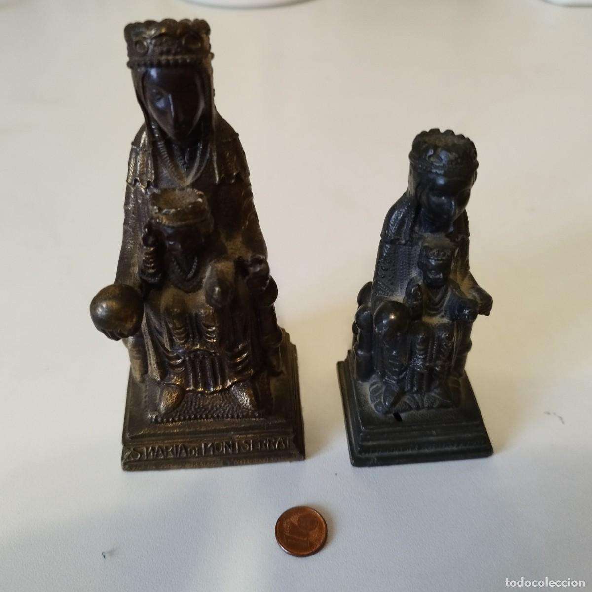 Arte: 2 V&iacute;rgenes de metal de La Moreneta - Foto 2