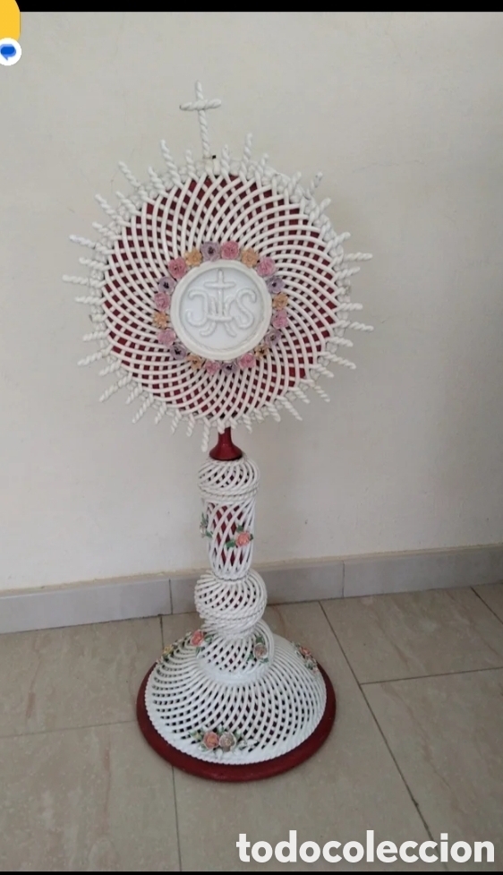 Arte: Custodia de cer&aacute;mica de Manises - Foto 1