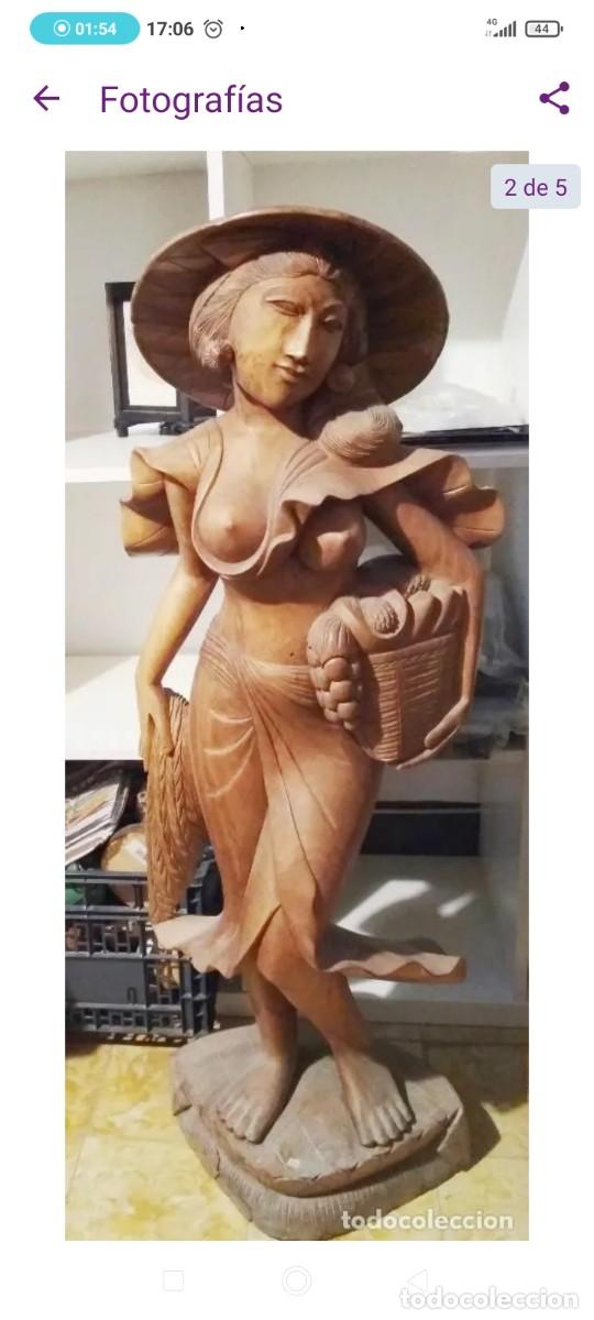 Arte: Gran Dama balinesa y madera teka - Foto 2