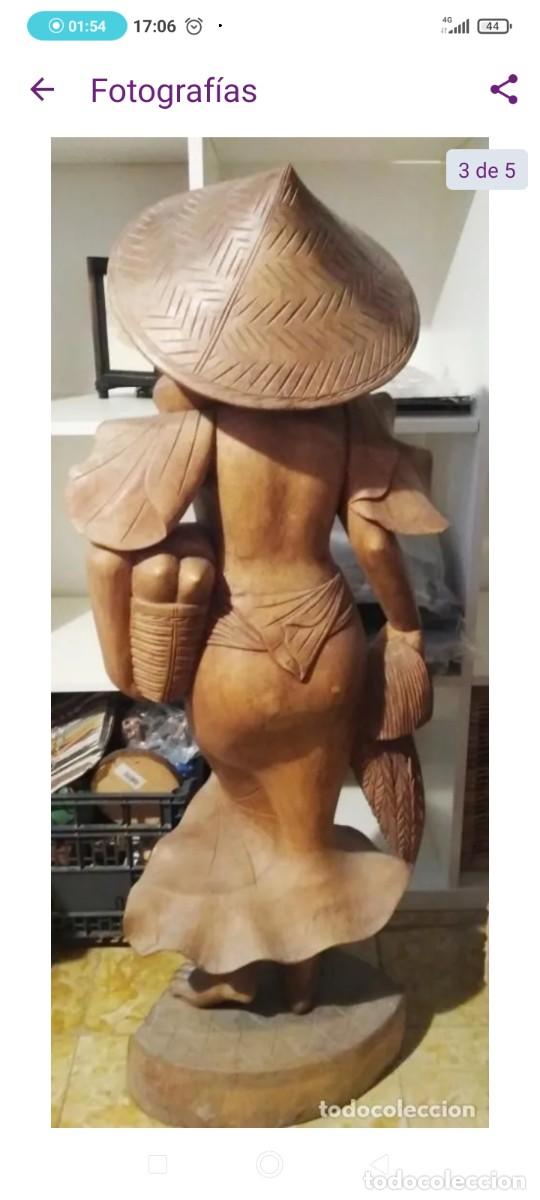 Arte: Gran Dama balinesa y madera teka - Foto 3
