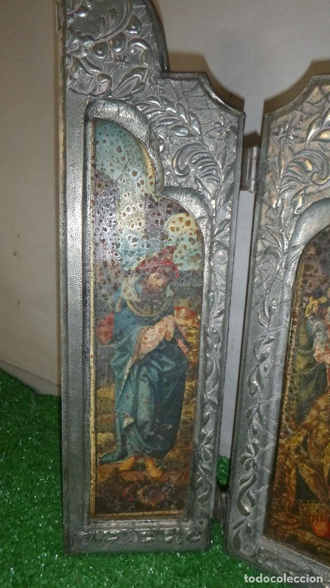 Arte: TRIPTICO ESTA&Ntilde;O REPUJADO - Foto 2