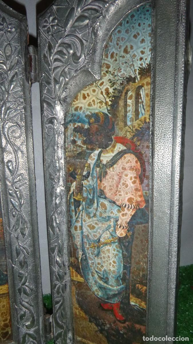 Arte: TRIPTICO ESTA&Ntilde;O REPUJADO - Foto 3