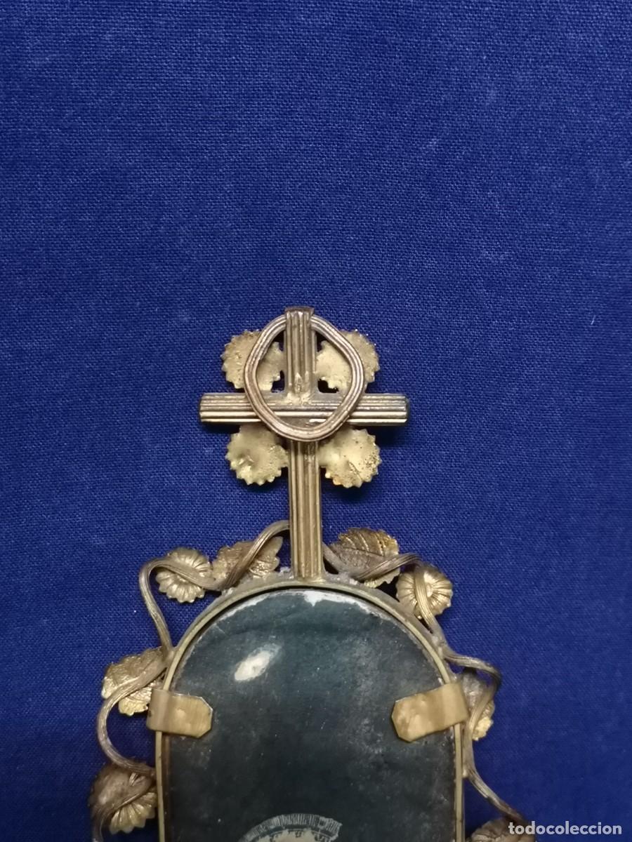 Arte: PLACA DE POCELANA REPRESENTANDO A CRISTO CON CORONA DE ESPINAS. - Foto 11
