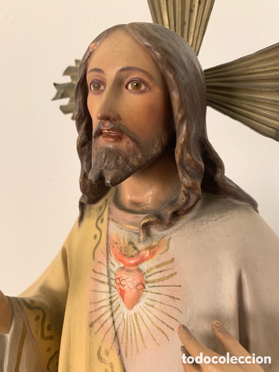 Arte: Sagrado Coraz&oacute;n 40 cm. - Foto 1