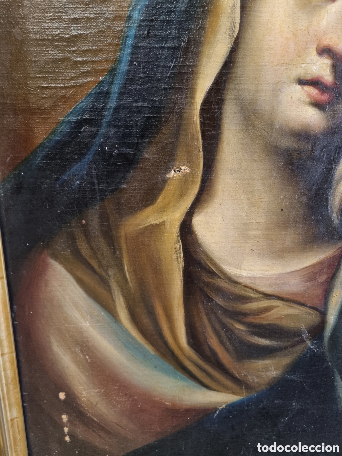 Arte: ANTIGUO CUADRO DOLOROSA - Foto 3