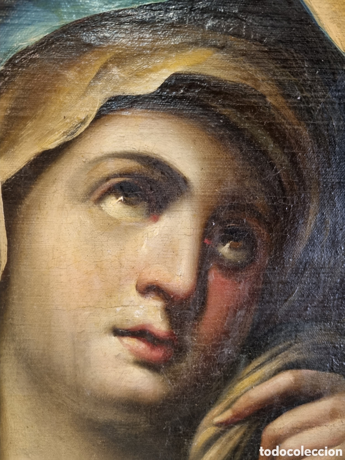 Arte: ANTIGUO CUADRO DOLOROSA - Foto 7