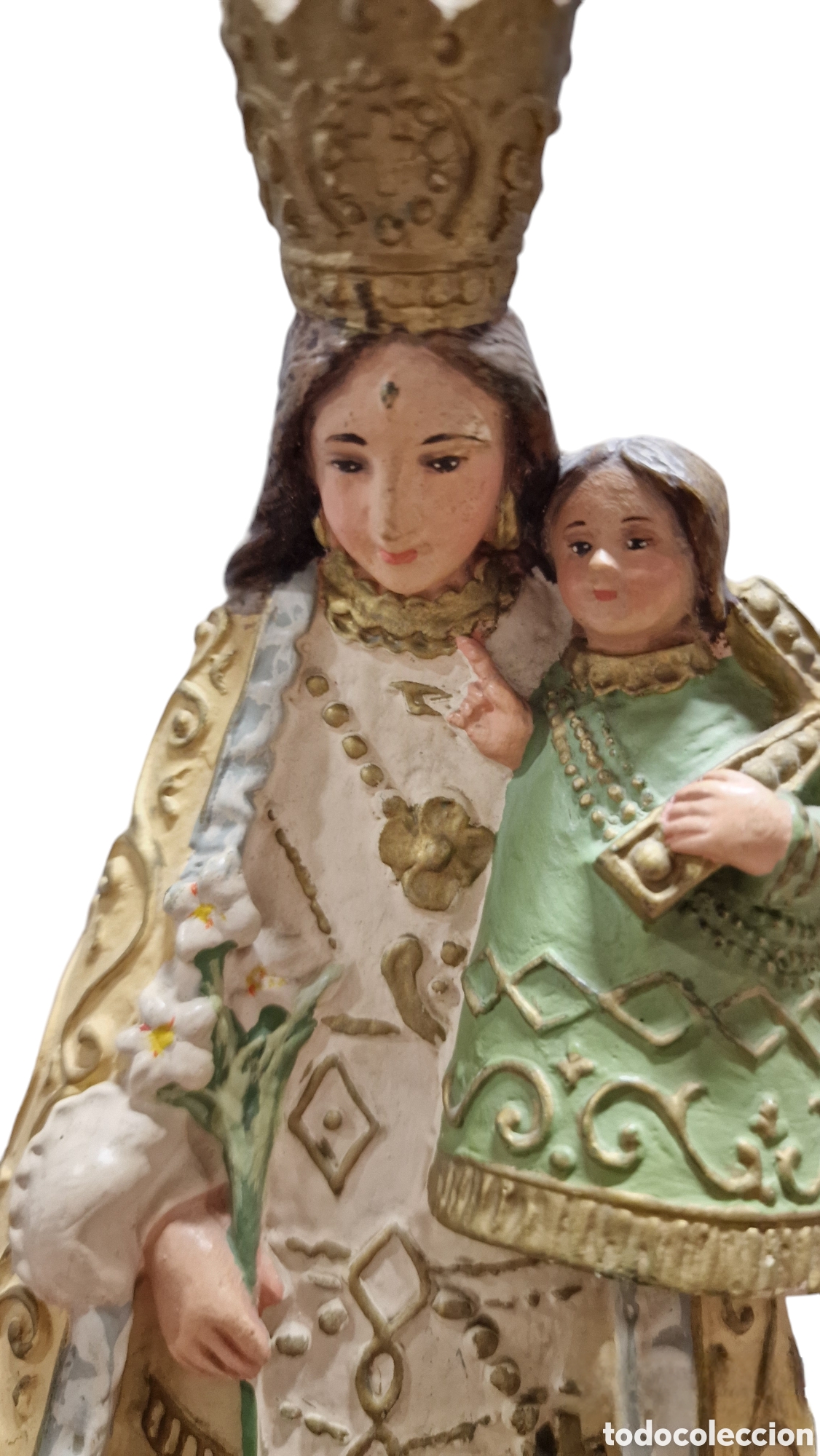 Arte: Virgen de los Desamparados en estuco - Foto 6