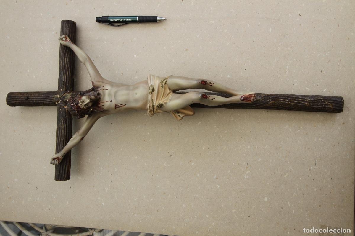Arte: CRISTO CRUCIFICADO DE OLOT 63 cm - Foto 3