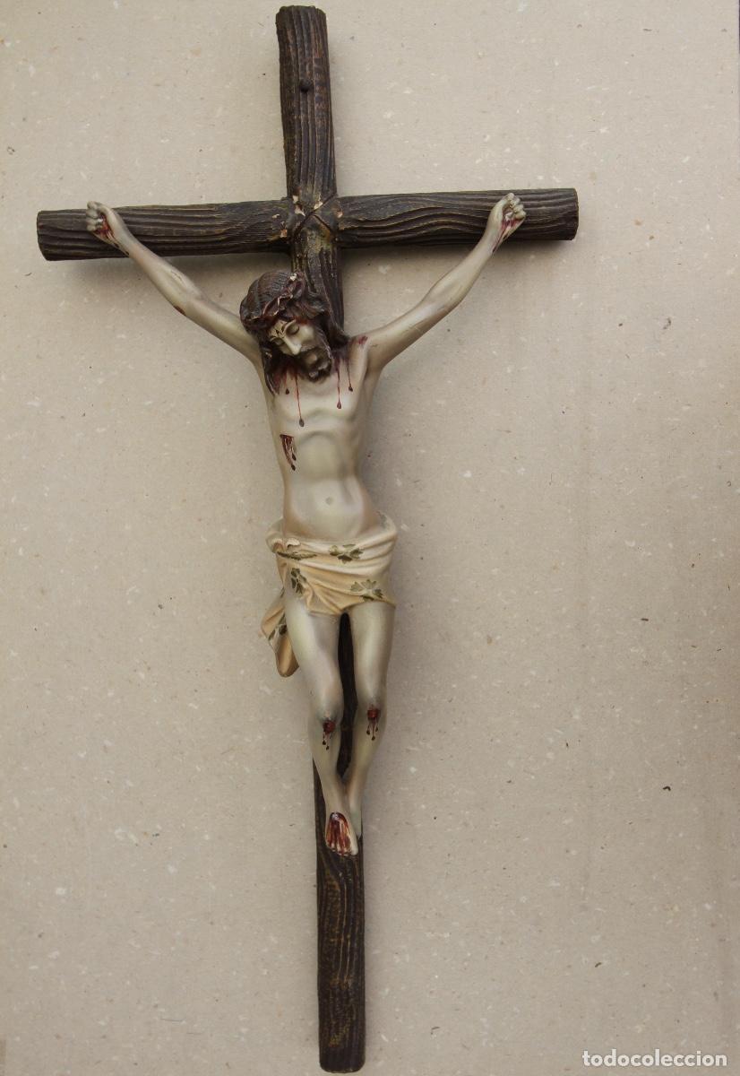 Arte: CRISTO CRUCIFICADO DE OLOT 63 cm - Foto 4