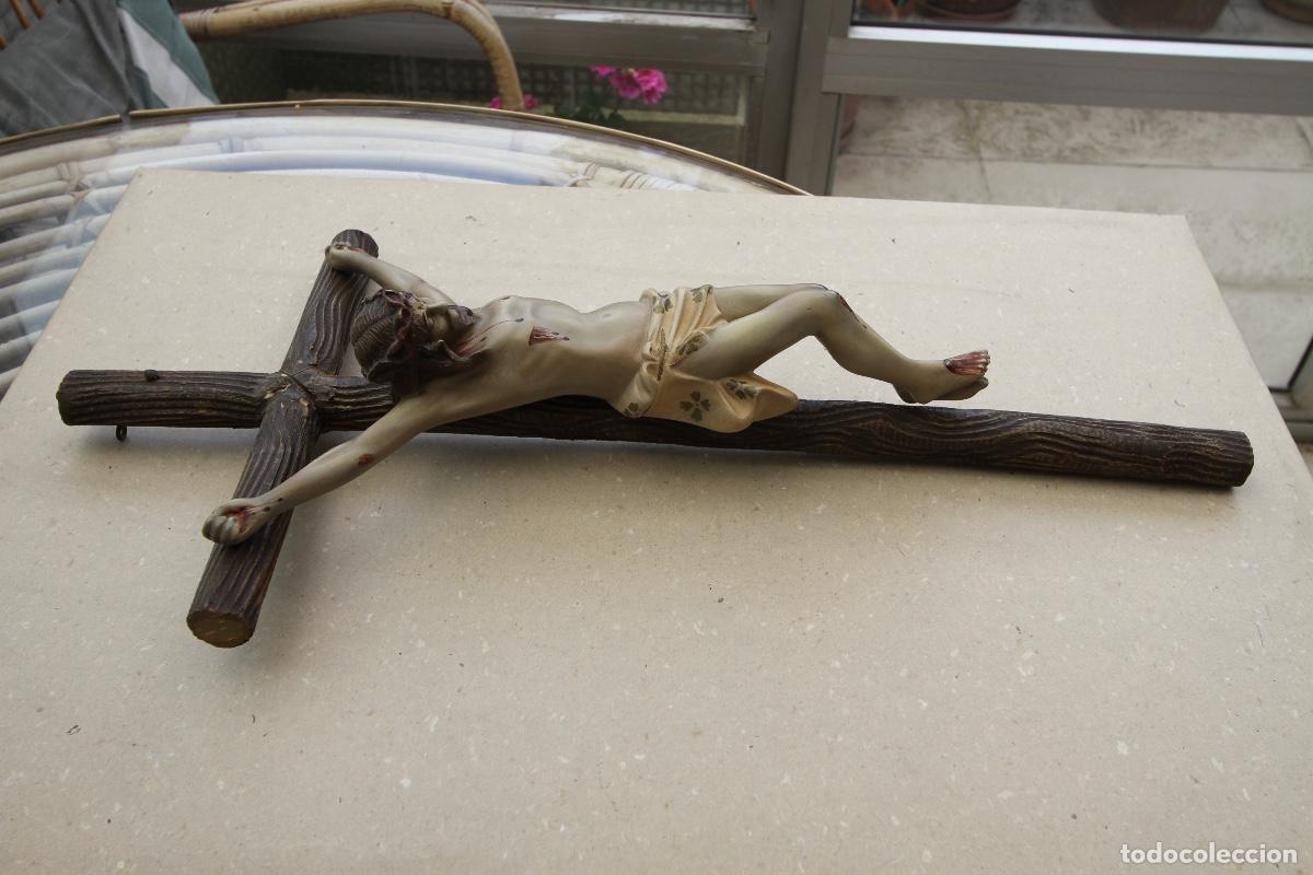 Arte: CRISTO CRUCIFICADO DE OLOT 63 cm - Foto 5