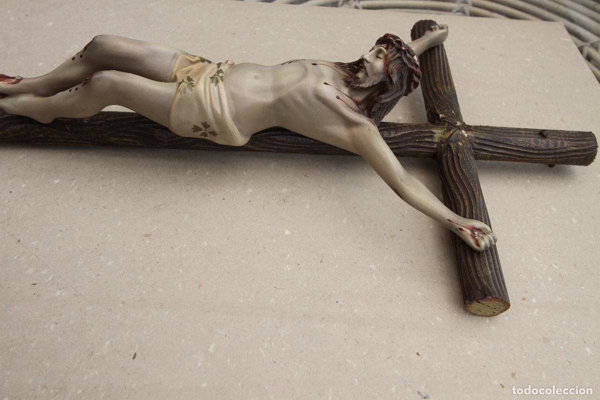Arte: CRISTO CRUCIFICADO DE OLOT 63 cm - Foto 11