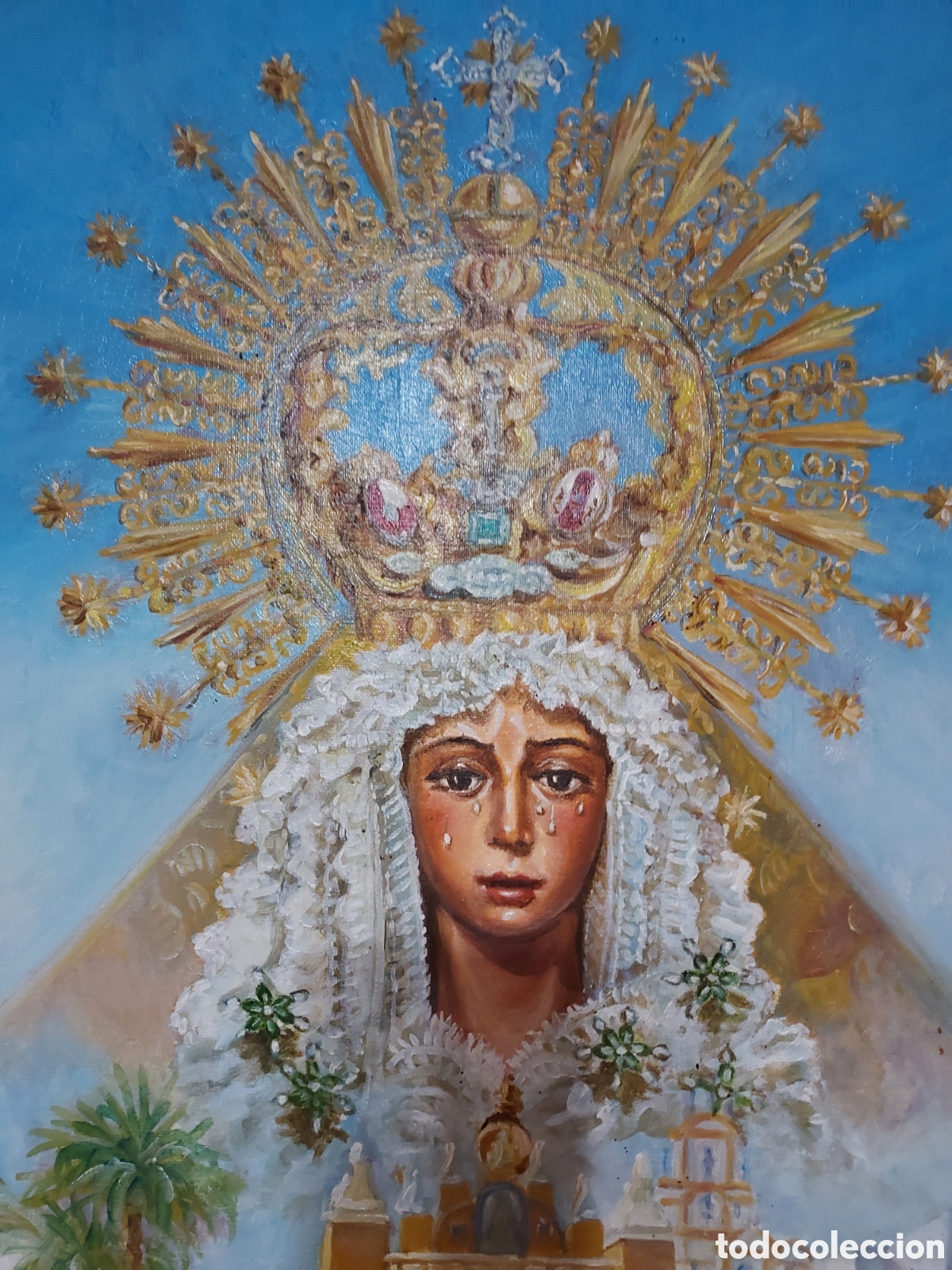 Arte: Oleo de Ntra.Sra.de la Macareca - Foto 2
