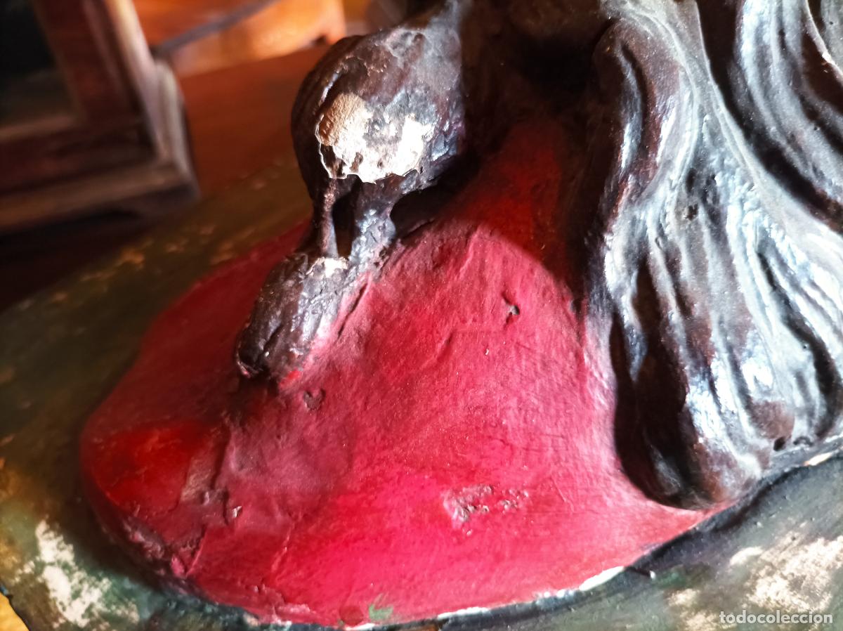 Arte: Busto de madera del Siglo XVII - Foto 17