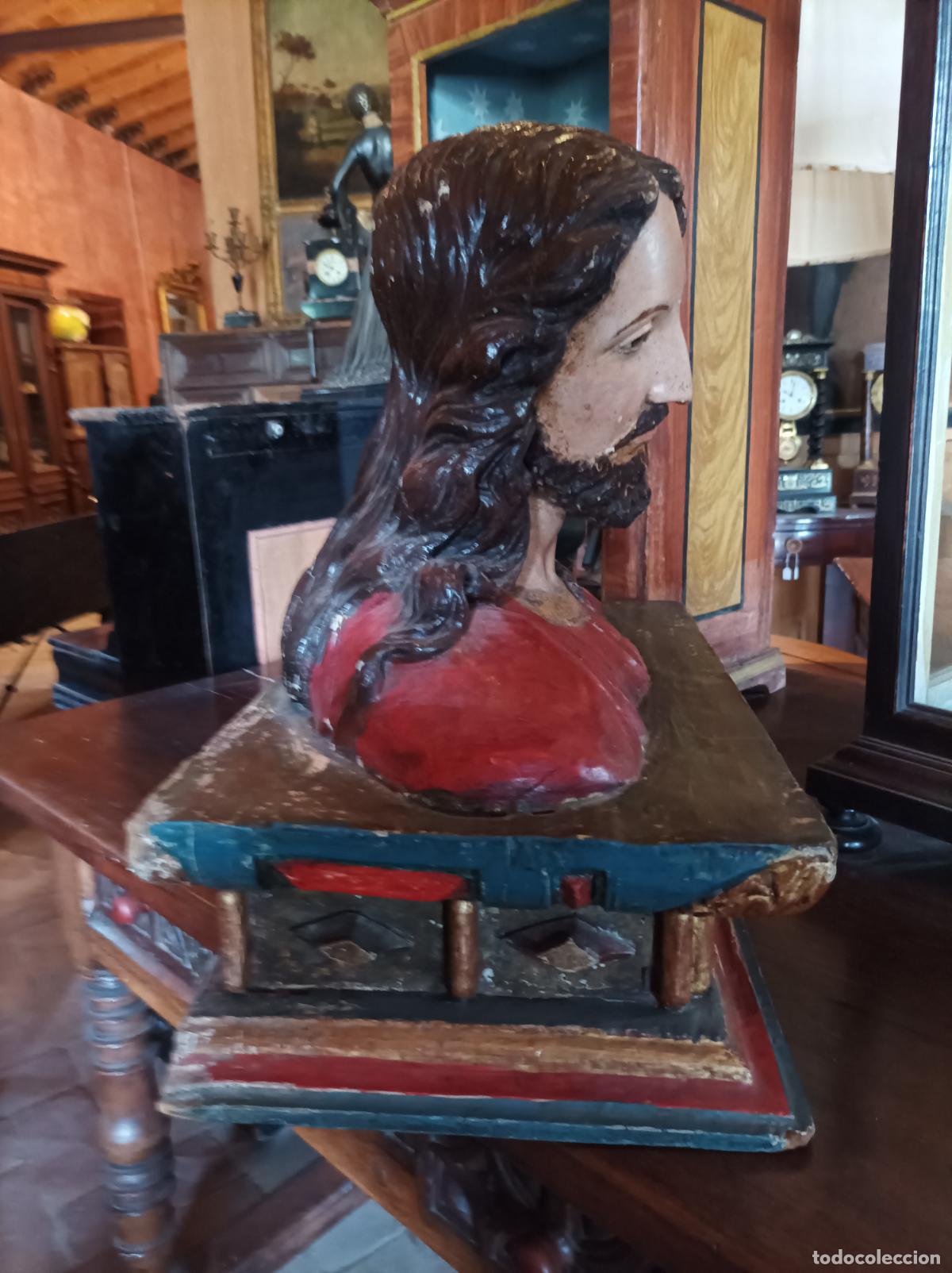 Arte: Busto de madera del Siglo XVII - Foto 20