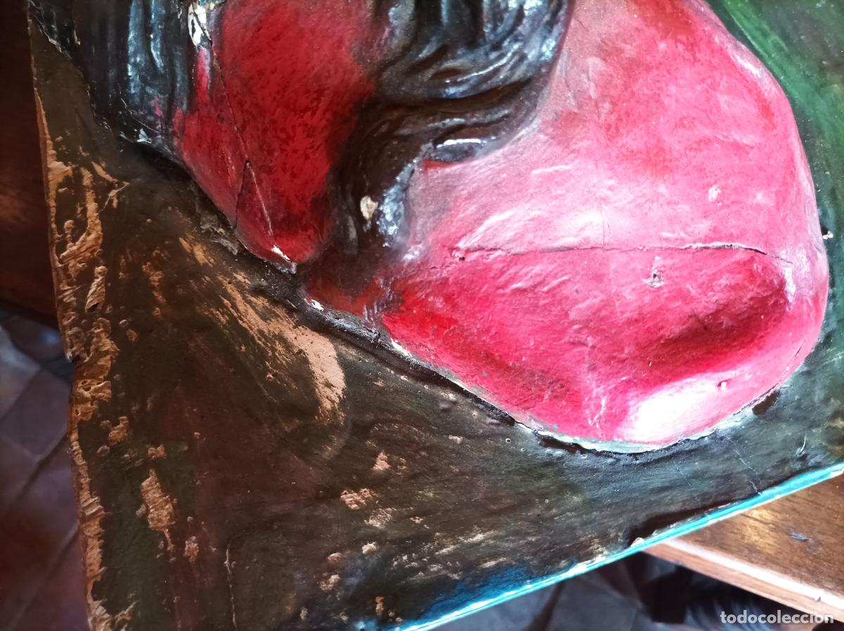 Arte: Busto de madera del Siglo XVII - Foto 22