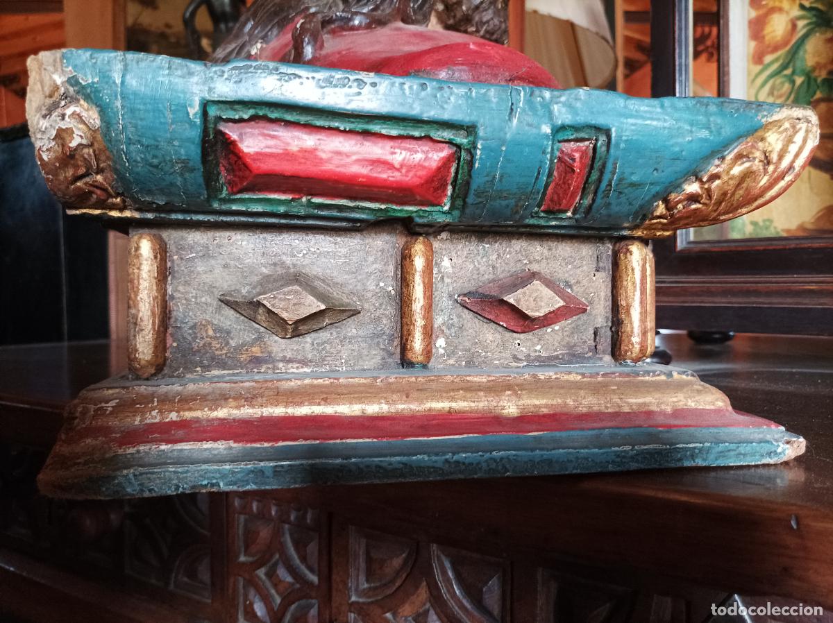 Arte: Busto de madera del Siglo XVII - Foto 24