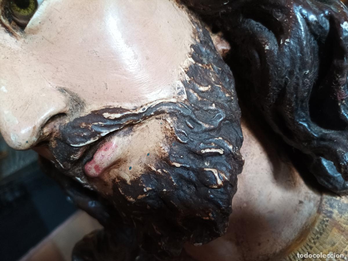 Arte: Busto de madera del Siglo XVII - Foto 25