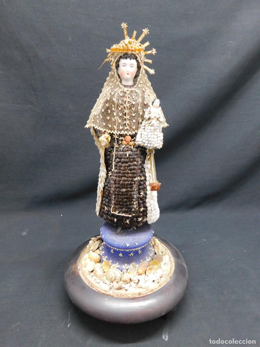 Arte: VIRGEN ENCONCHADA - SIGLO XIX - Foto 1