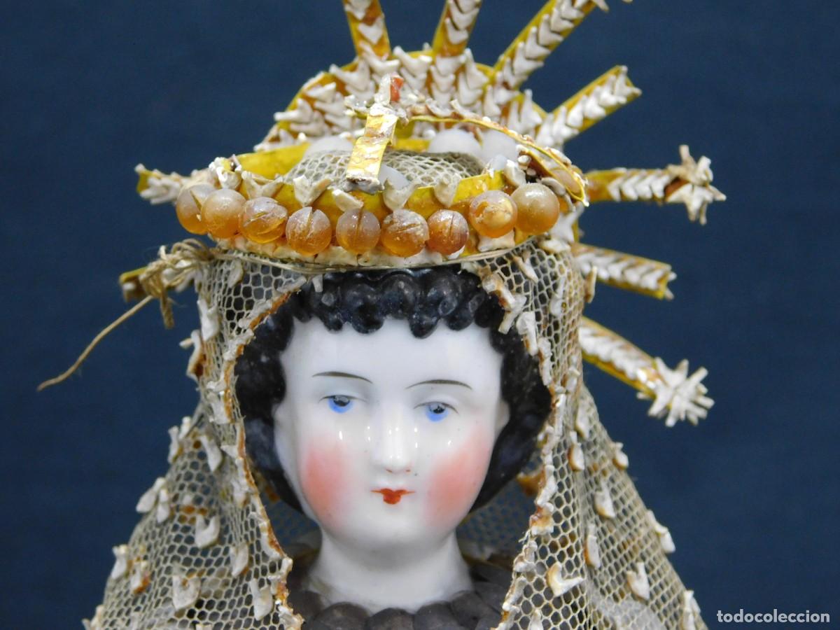 Arte: VIRGEN ENCONCHADA - SIGLO XIX - Foto 3