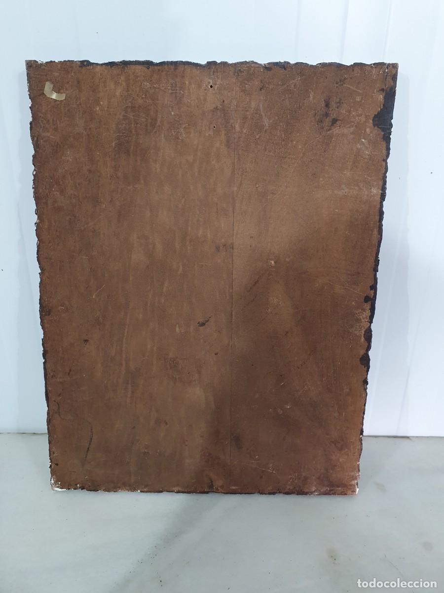 Arte: -Antiguo Icono religioso sobre madera - Foto 2