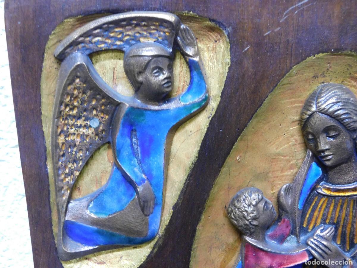 Arte: BRONCE Y ESMALTE RELIGIOSO - JOAN MAYN&Eacute; - Foto 5