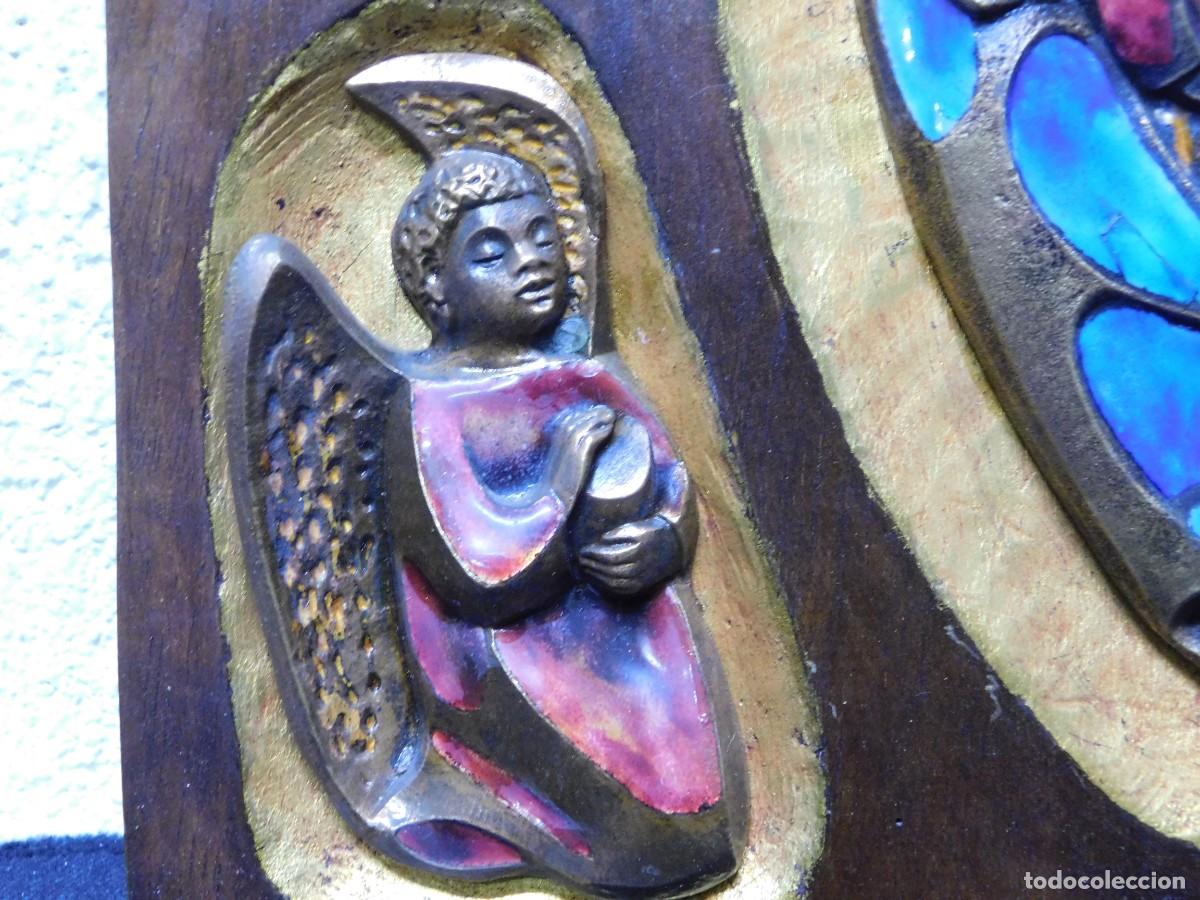 Arte: BRONCE Y ESMALTE RELIGIOSO - JOAN MAYN&Eacute; - Foto 8