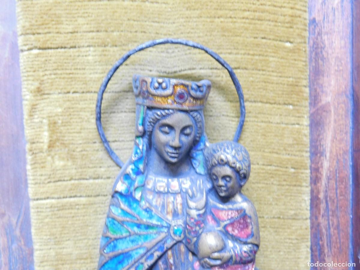 Arte: VIRGEN BRONCE Y ESMALTE - JOAN MAYN&Eacute; - Foto 4