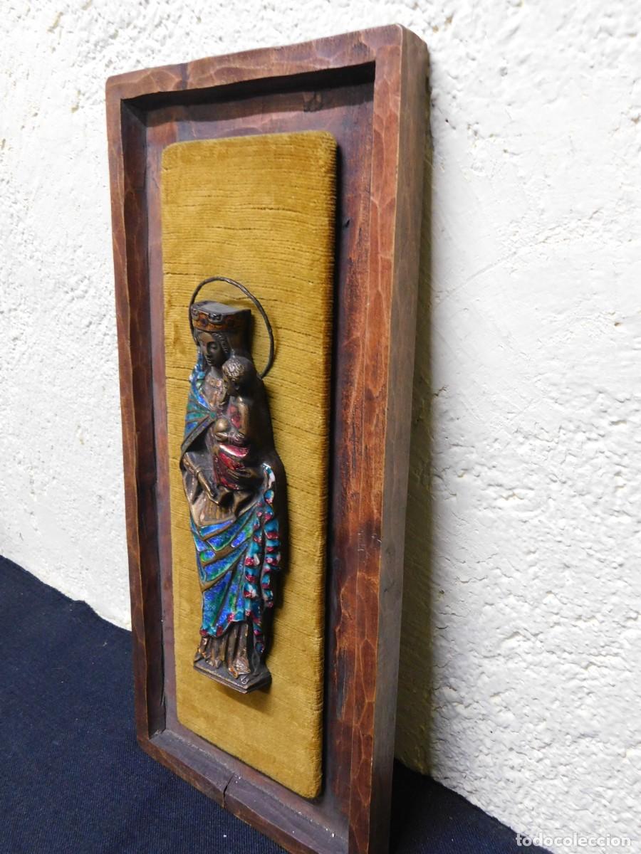 Arte: VIRGEN BRONCE Y ESMALTE - JOAN MAYN&Eacute; - Foto 7